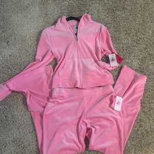 Juicy Couture Pink Velour Tracksuit